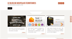 Desktop Screenshot of blog.nouveauxterritoires.fr