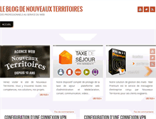 Tablet Screenshot of blog.nouveauxterritoires.fr